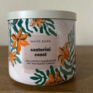 NEW bath and body works SANTORINI COAST 3 wick candle NEW